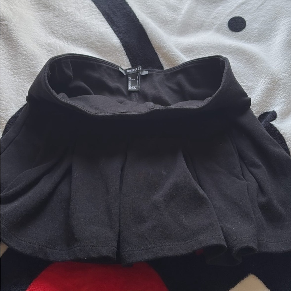 Forever 21 Elegant Black Skater Skirt